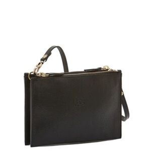Il bisonte crossbody/clutch leather bag. New with tags.